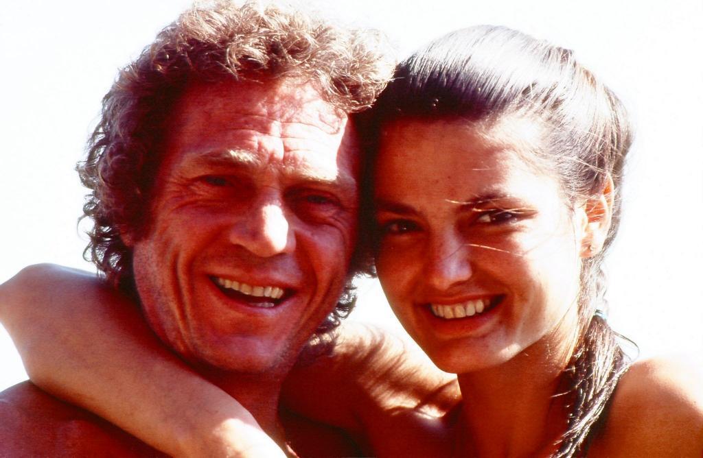Steve McQueen and wife months before his death